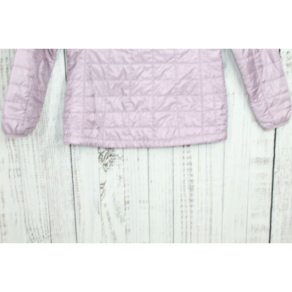 LL Bean Primaloft Packaway Hooded Jacket Vintage Lavender Size Medium - Picture 9 of 10